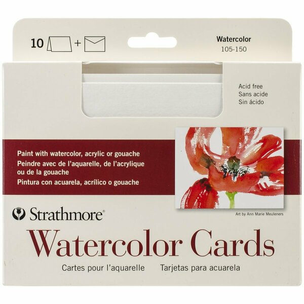 Strathmore COLD PRESS-WATERCOLOR CARDS 105015